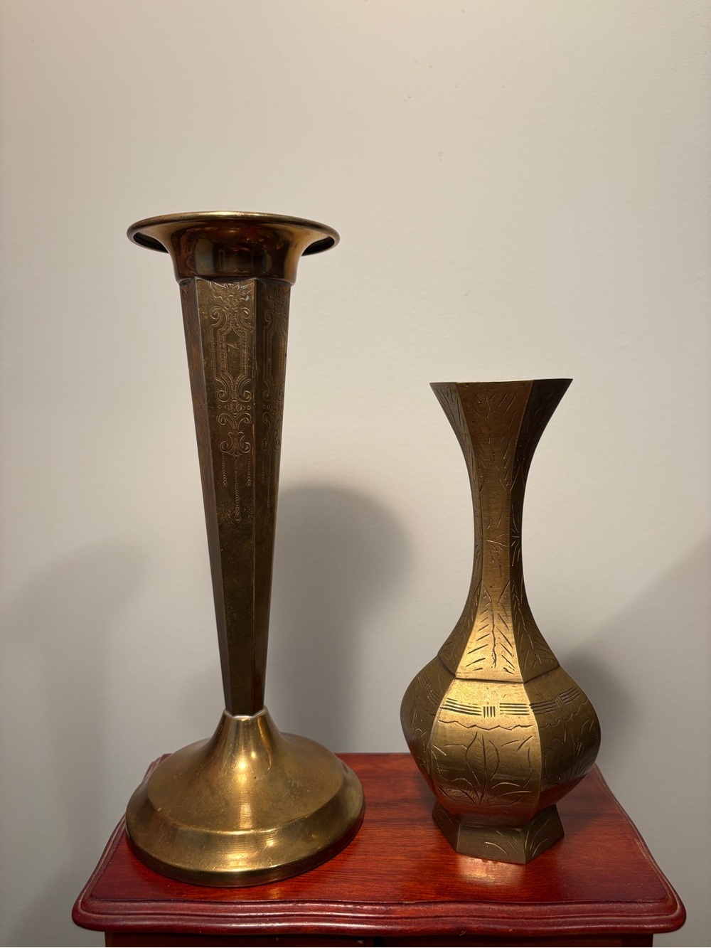 Vintage Brass Vases
